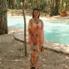 Shop Andrea Iyamah Adi Kaftan Cover Up-Zuli