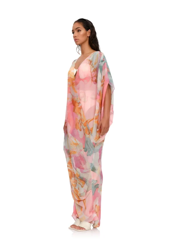 Shop Andrea Iyamah Adi Kaftan Cover Up-Zuli