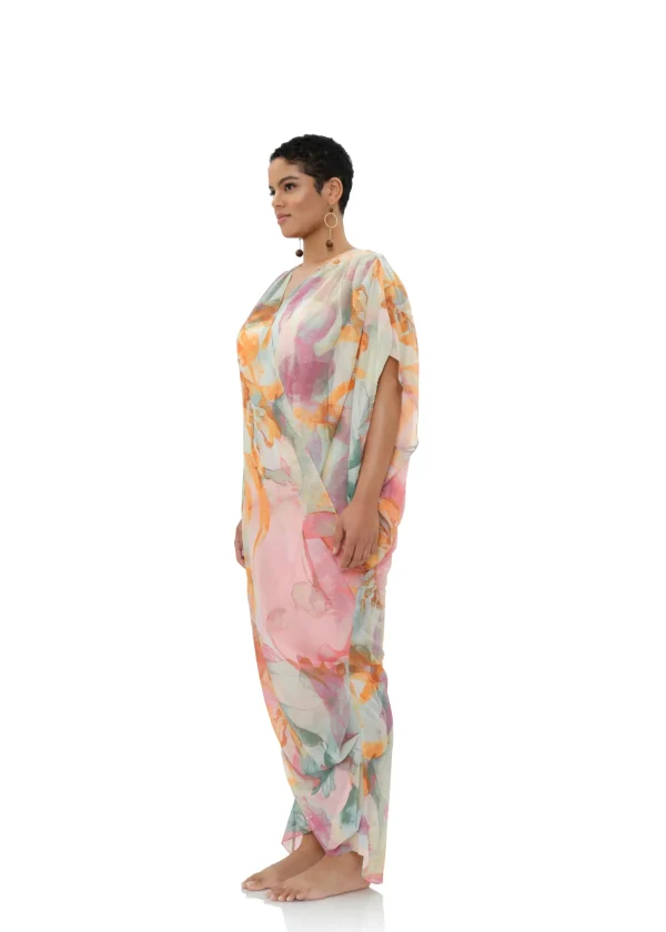 Shop Andrea Iyamah Adi Kaftan Cover Up-Zuli