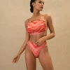 Flash Sale Andrea Iyamah Aiko Crop Top-Sunset