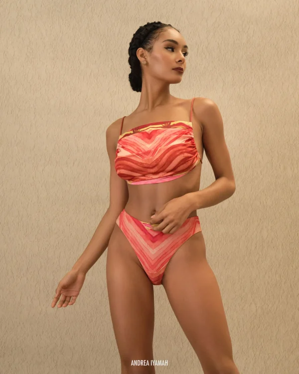 Flash Sale Andrea Iyamah Aiko Crop Top-Sunset
