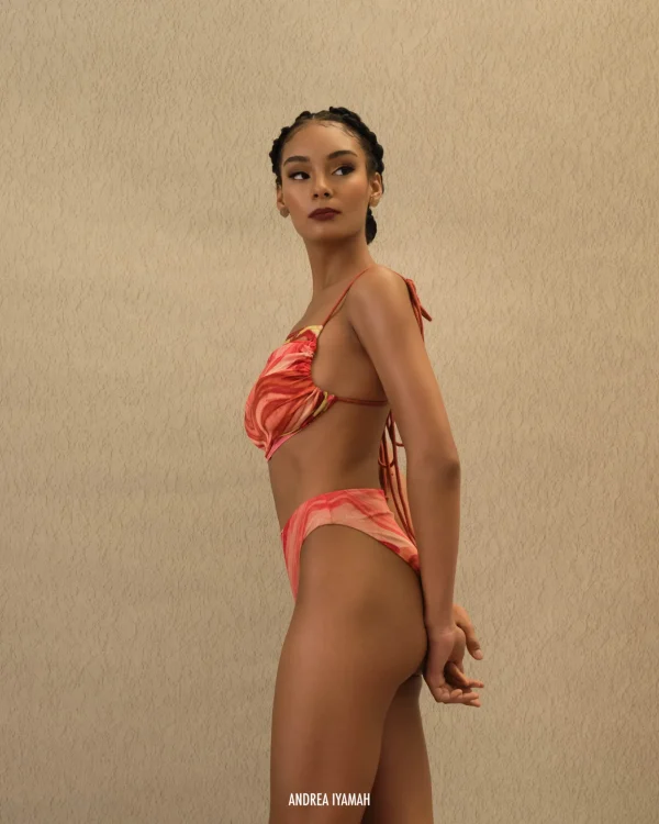 Flash Sale Andrea Iyamah Aiko Crop Top-Sunset