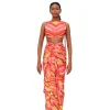 Flash Sale Andrea Iyamah Aiko Crop Top-Sunset