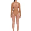 Cheap Andrea Iyamah Akacia Nude Long Sleeve Bikini