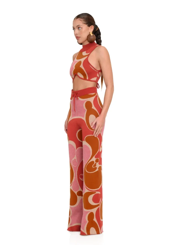 Outlet Andrea Iyamah Ally Caro Print Knit Pants