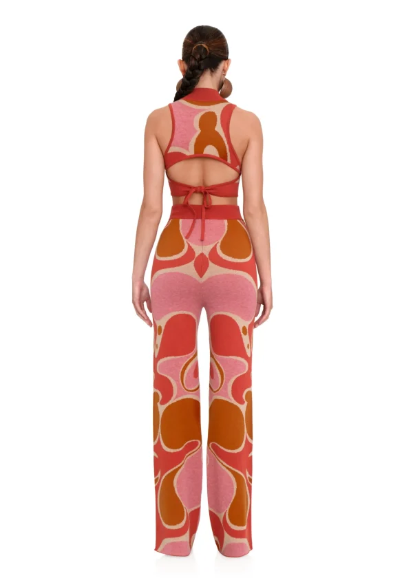 Discount Andrea Iyamah Ally Caro Print Knit Pants