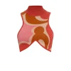 New Andrea Iyamah Ally Caro Print Knit Top