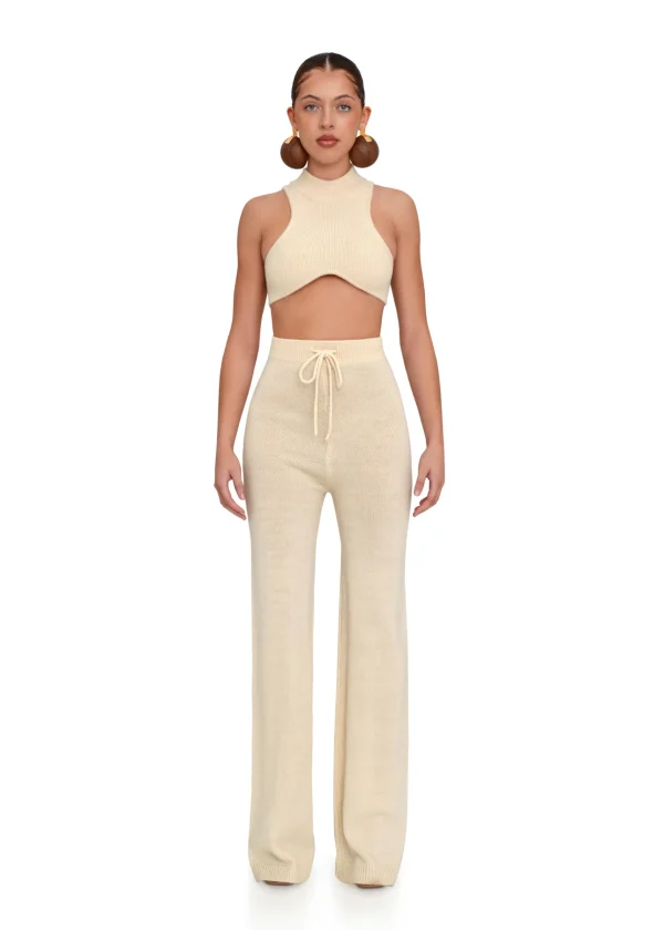 Shop Andrea Iyamah Ally Tusk Knit Pants