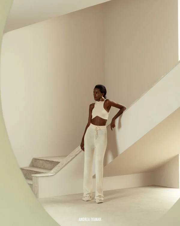 Shop Andrea Iyamah Ally Tusk Knit Pants