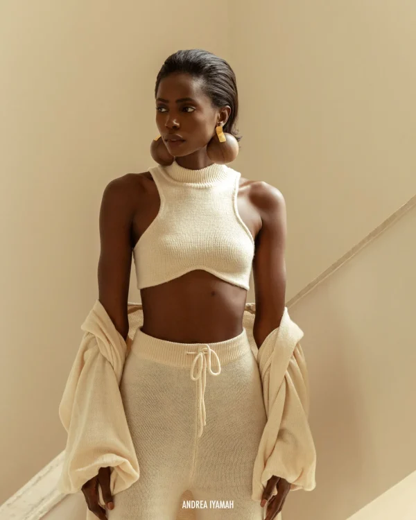 Store Andrea Iyamah Ally Tusk Knit Top
