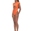 Clearance Andrea Iyamah Aluna Orange One Piece Swimsuit