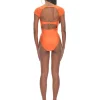 Clearance Andrea Iyamah Aluna Orange One Piece Swimsuit