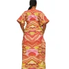 Best Andrea Iyamah Alyma Kaftan Dress-Sunset