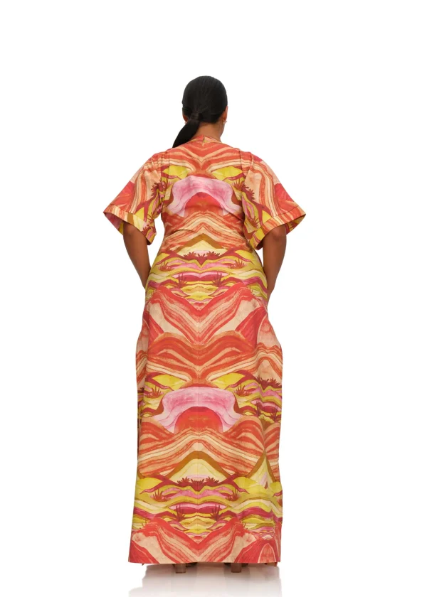 Best Andrea Iyamah Alyma Kaftan Dress-Sunset