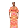 Best Andrea Iyamah Alyma Kaftan Dress-Sunset