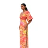 Best Andrea Iyamah Alyma Kaftan Dress-Sunset