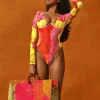 Best Andrea Iyamah Amar One Piece Swimsuit-Eros Print