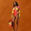 Best Andrea Iyamah Amar One Piece Swimsuit-Eros Print