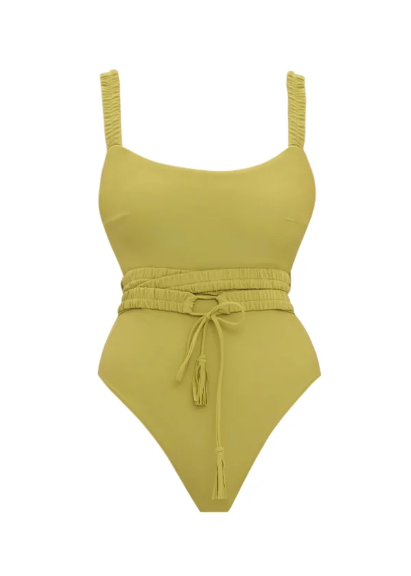 Discount Andrea Iyamah Antii One Piece Swimsuit-Wasabi