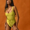 Discount Andrea Iyamah Antii One Piece Swimsuit-Wasabi