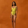 Discount Andrea Iyamah Antii One Piece Swimsuit-Wasabi