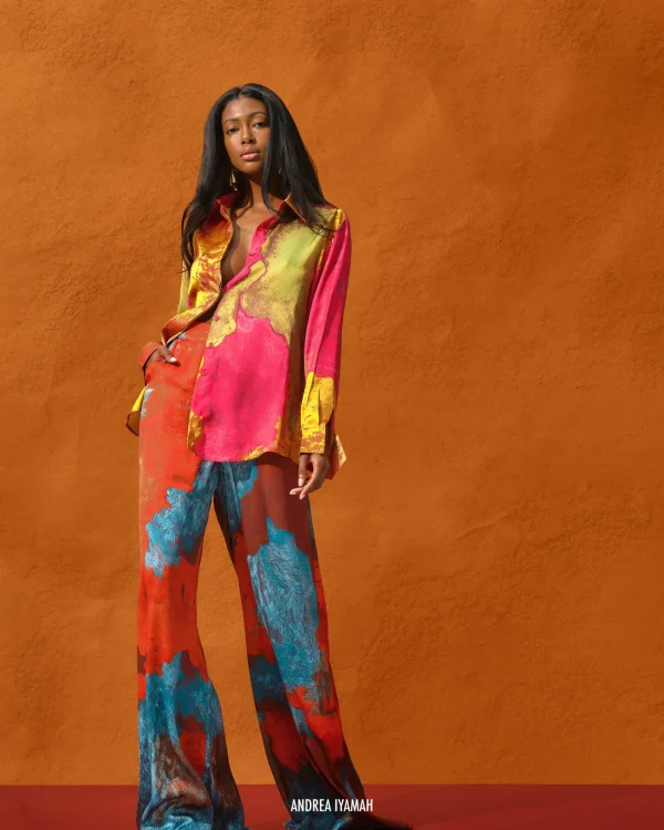 Flash Sale Andrea Iyamah Ara Pants-Eros Print