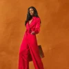 Online Andrea Iyamah Ara Pants-Ruby