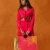 Online Andrea Iyamah Ara Pants-Ruby