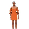 Store Andrea Iyamah Azo Dress-Tangerine