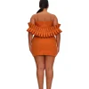 Store Andrea Iyamah Azo Dress-Tangerine