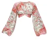 Flash Sale Andrea Iyamah Behati Abstract Mushroom Cropped Top