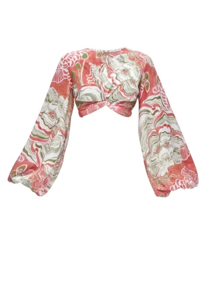 Flash Sale Andrea Iyamah Behati Abstract Mushroom Cropped Top