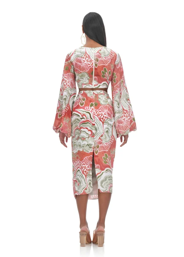 Flash Sale Andrea Iyamah Behati Abstract Mushroom Cropped Top