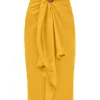 Discount Andrea Iyamah Behati Marigold Skirt