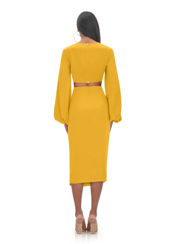 Discount Andrea Iyamah Behati Marigold Skirt