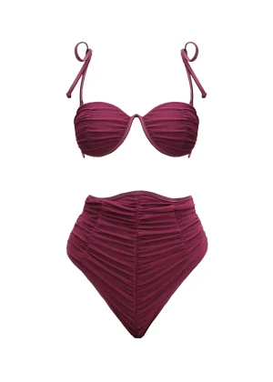 Cheap Andrea Iyamah Capa Bikini-Amethyst