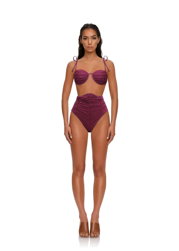 Cheap Andrea Iyamah Capa Bikini-Amethyst