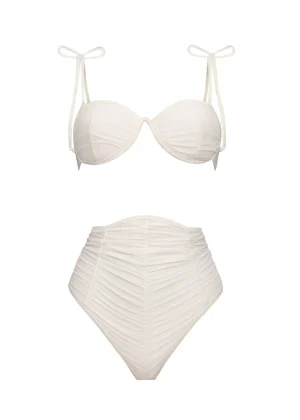 Best Sale Andrea Iyamah Capa Bikini-Limestone