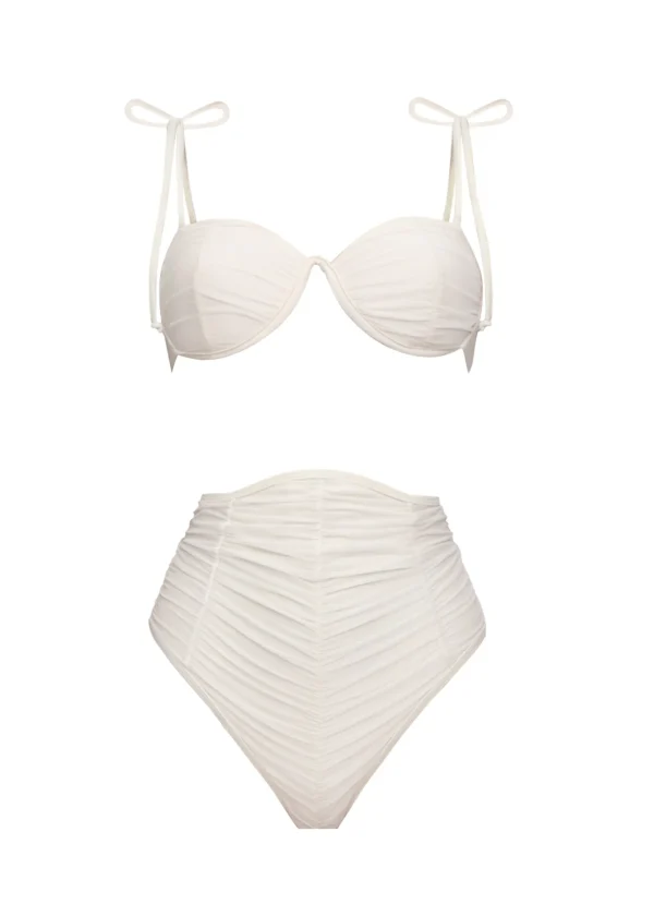 Best Sale Andrea Iyamah Capa Bikini-Limestone