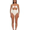 Best Sale Andrea Iyamah Capa Bikini-Limestone