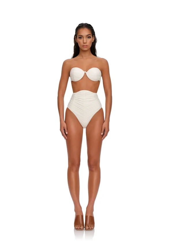 Best Sale Andrea Iyamah Capa Bikini-Limestone