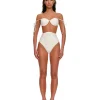Best Sale Andrea Iyamah Capa Bikini-Limestone