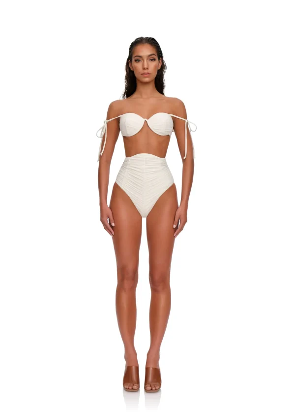Best Sale Andrea Iyamah Capa Bikini-Limestone