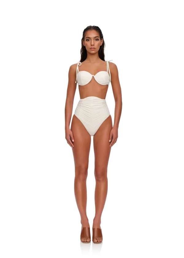Best Sale Andrea Iyamah Capa Bikini-Limestone