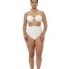 Best Sale Andrea Iyamah Capa Bikini-Limestone