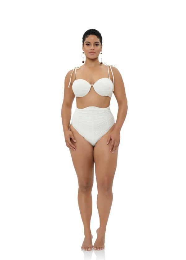 Best Sale Andrea Iyamah Capa Bikini-Limestone