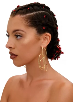 New Andrea Iyamah Clef Earrings