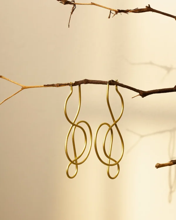 New Andrea Iyamah Clef Earrings