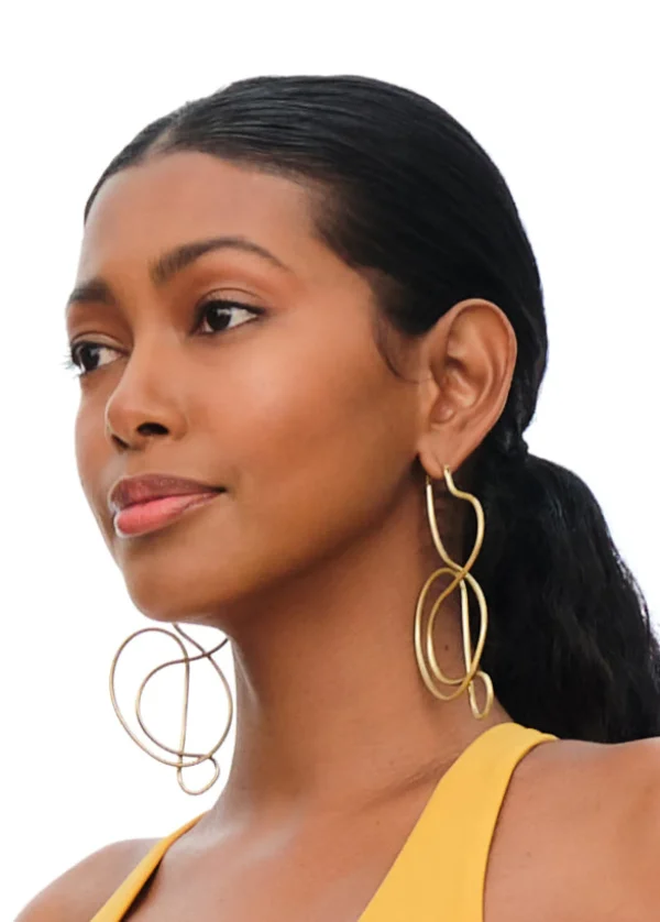 New Andrea Iyamah Clef Earrings