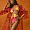 Outlet Andrea Iyamah Deko Robe-Eros Print
